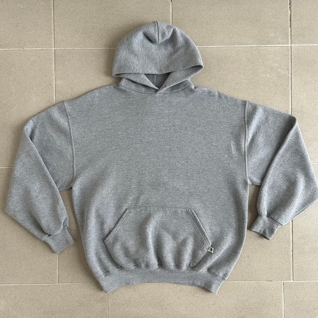 90s 빈티지 러셀 후드 그레이 XL USA