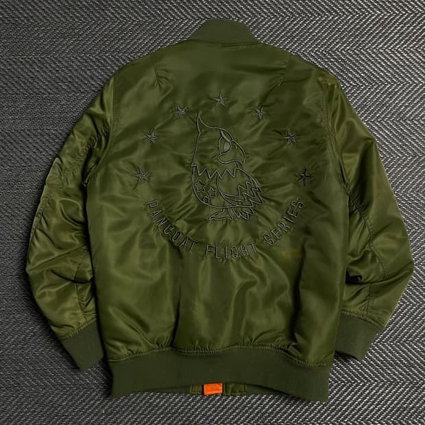 팬콧 MA-1 항공 블루종 점퍼 카키o 5203