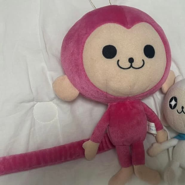 대형 핑키몽키 인형