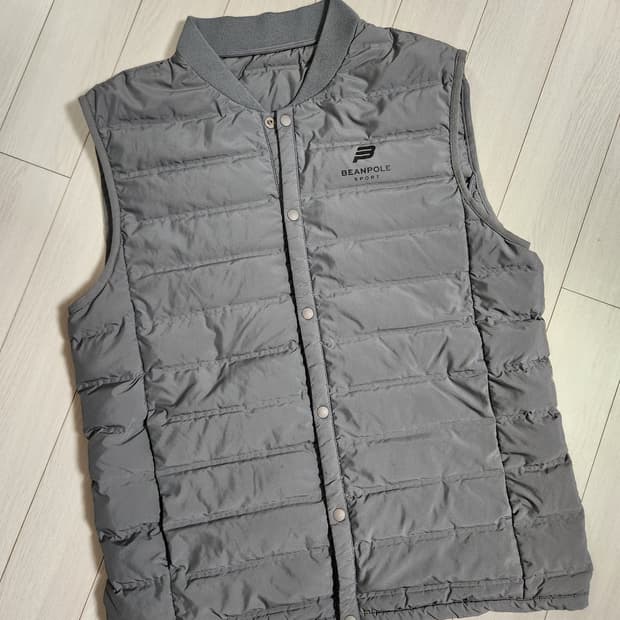 빈폴스포츠 남녀공용 비트윈 경량다운 덕다운 패딩 베스트 그레이 BO893