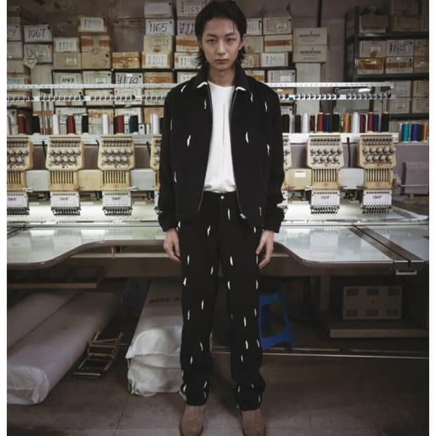 2 강정석 비 알파카 트라우저 플리스 팬츠 블랙