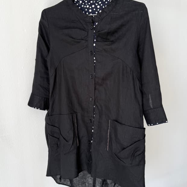 빈티지 도트 원피스