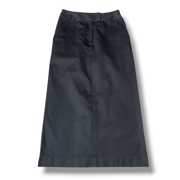 (26) 에디바우어 네이비 롱 H라인 스커트 2