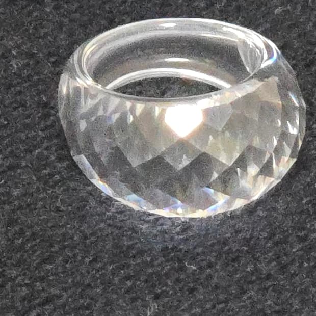 크리스탈 컷팅 반지