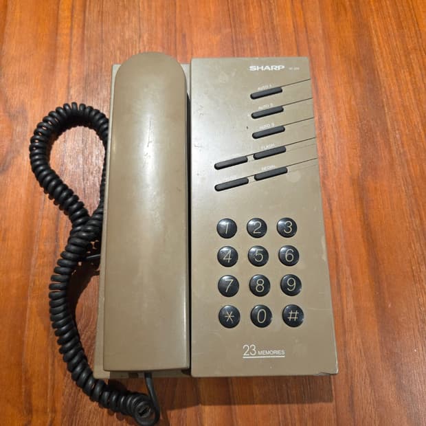 1980년대 한국 샤프 TP-220 유선전화기