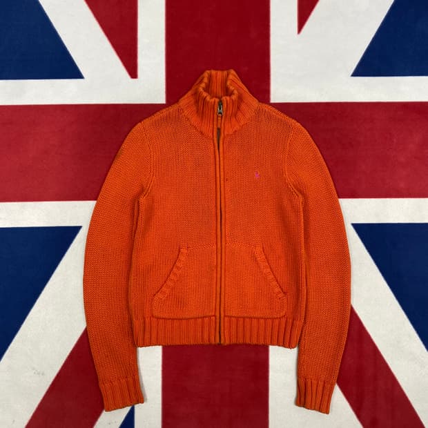 폴로 니트집업 실측 여성44