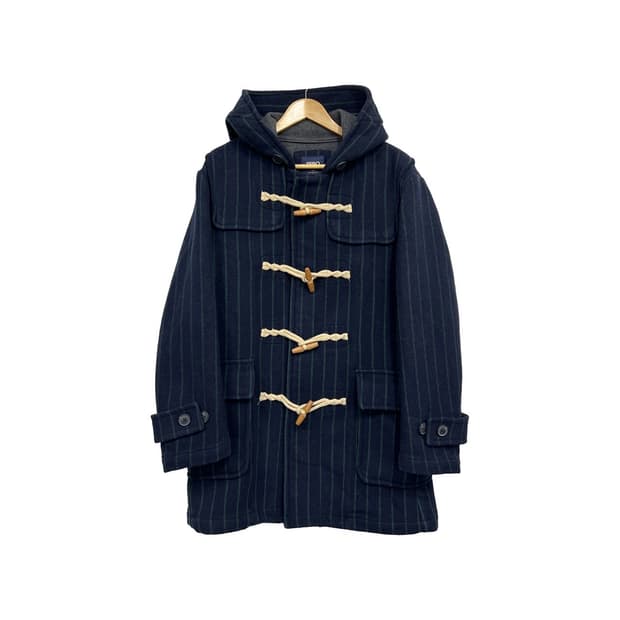 스파오 스트라이프 후드 떡볶이 코트