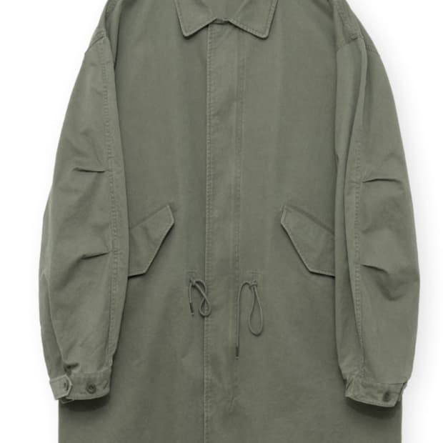 브라운야드 워시드 필드코트 4사이즈 올리브그레이  