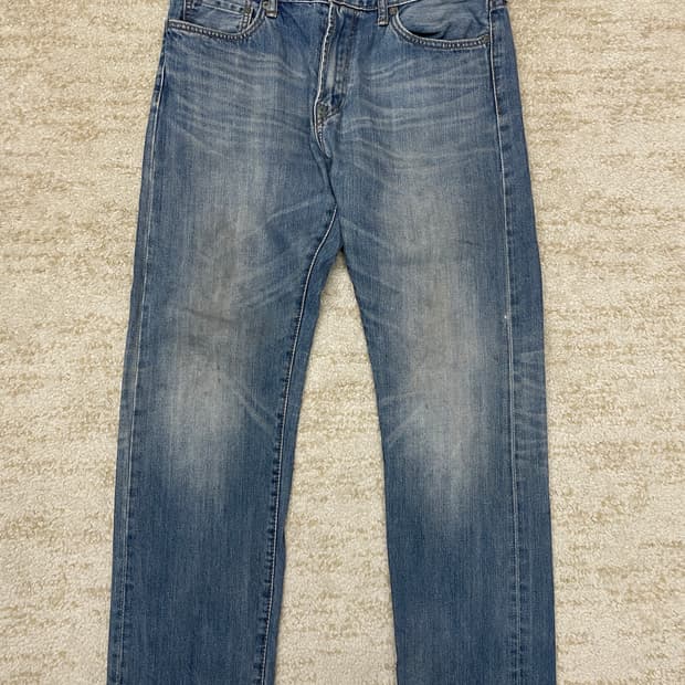 [34x33] Evisu 레인보우 다이콕 데님 진 팬츠