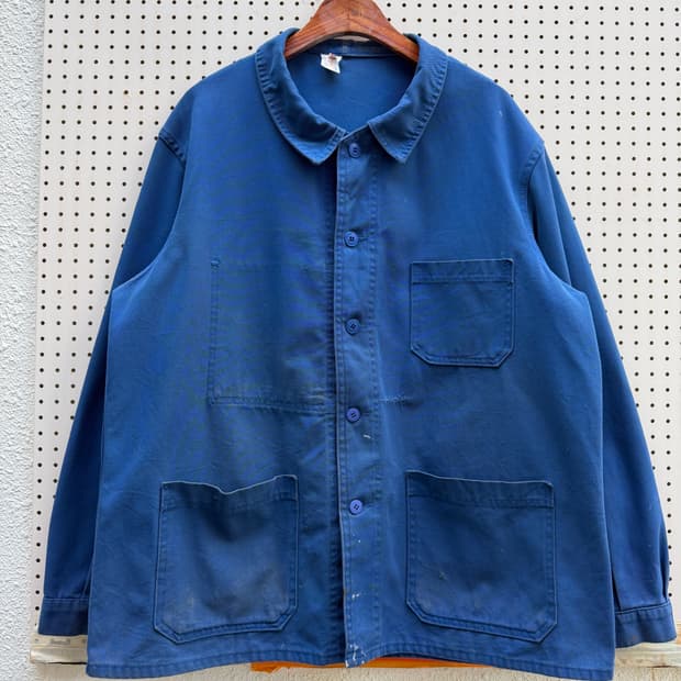 OLD MODEL WASHED BLUE FRENCH 프렌치워크자켓
