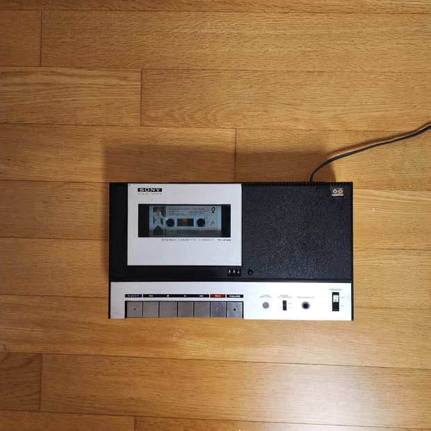 소니 빈티지 스테레오 카세트 데크 TC-2120 
