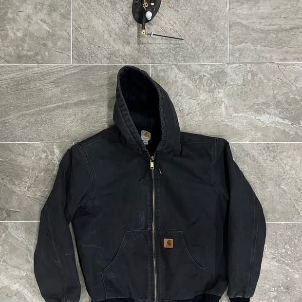 (M) 칼하트 후드 덕 액티브 자켓 J130 BLK 블랙