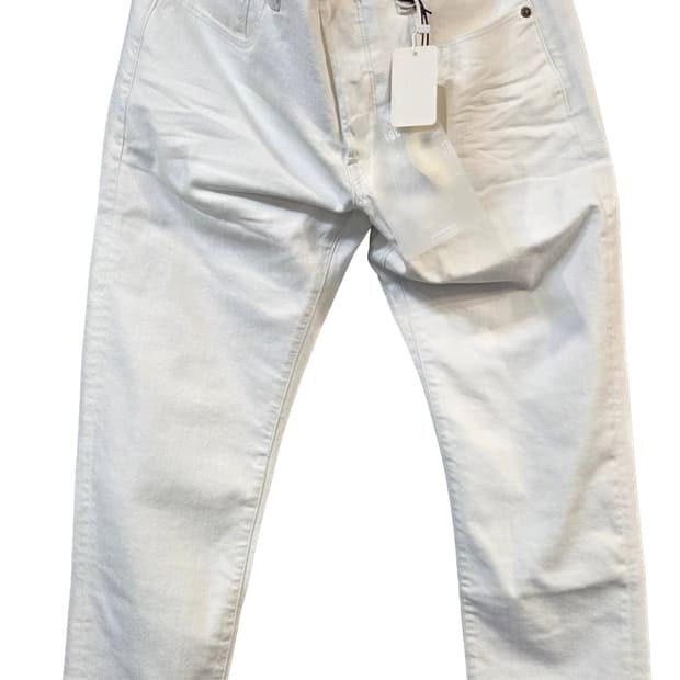 G-Star Raw 3301 화이트 데님 팬츠(W34/L32)