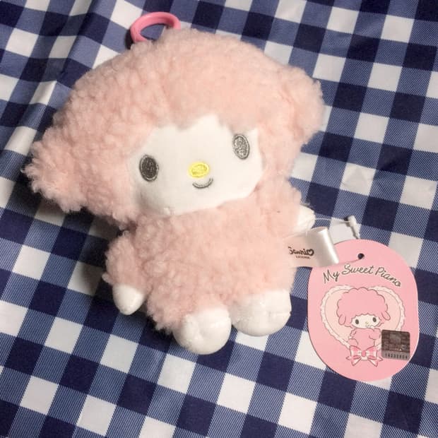 고전키티 산리오 정품 마이피아노 마이멜로디 마스코트 키링 헬로키티 인형