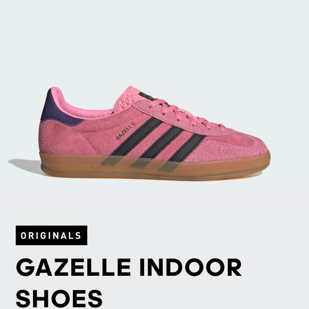 아디다스 가젤 인도어 핑크 245