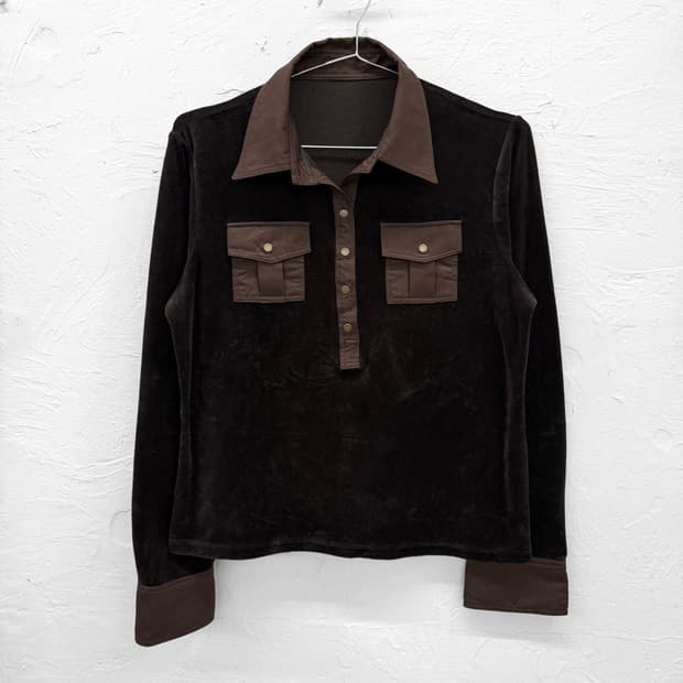 primero 벨벳 롱슬리브