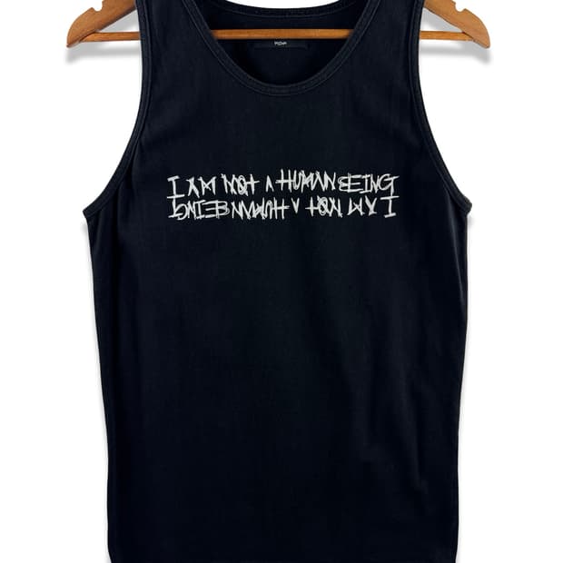 아임낫어휴먼비잉 블랙 슬리브리스3080