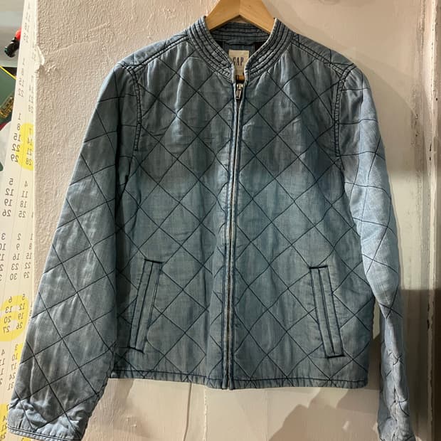 GAP 퀼팅 데님 자켓 M
