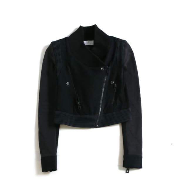 아디다스 스텔라멕카트니 믹스 바이커 자켓