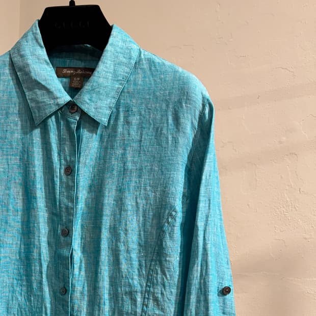 Tommy Bahama) Mint Linen shirts