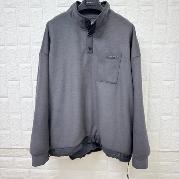 (24FW 새상품급) 우영미 그레이 풀오버 티셔츠 다크 46