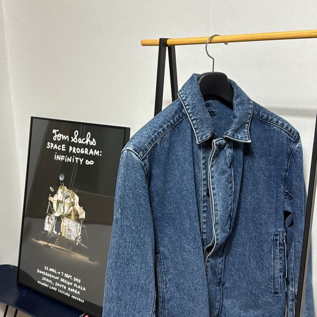 누마레, ee washed denim blouson m