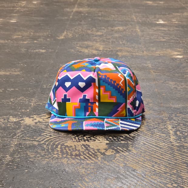 니씬 패턴 캡 모자 멀티컬러
