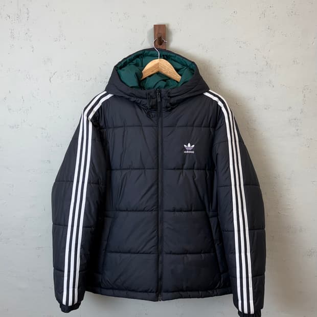 아디다스 아디컬러 리버시블 후드 패딩