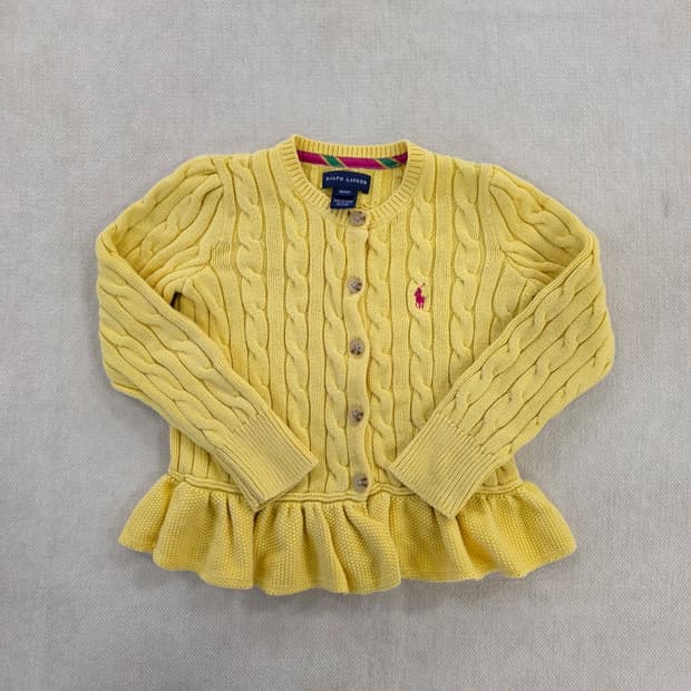 [4/4T] 폴로 케이블 니트 가디건 0127J