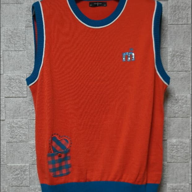 MTG  니트 골프 조끼 