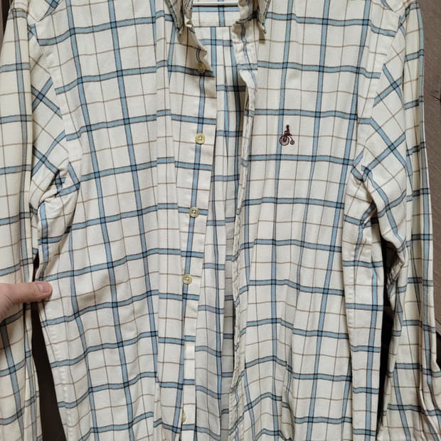 빈폴 체크 셔츠