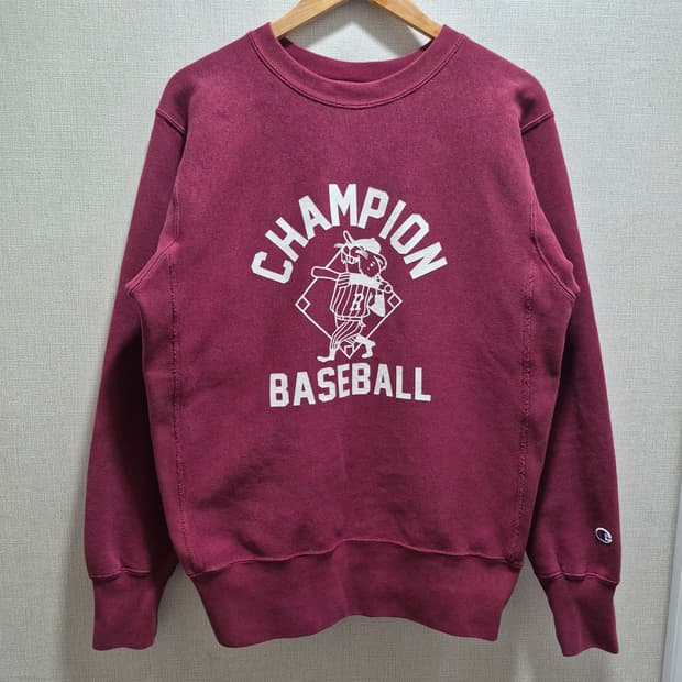 (L) 챔피온 리버스위브 베이스볼 크루넥 스웻셔츠 맨투맨
