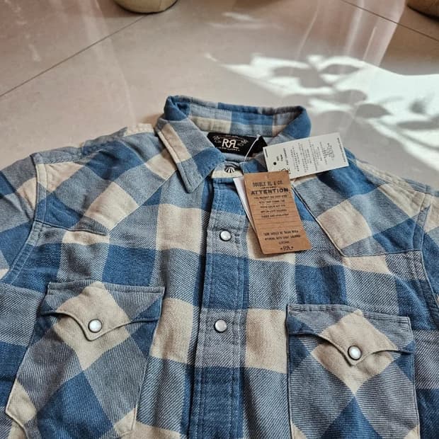 RRL 더블알엘 버팔로 웨스턴 셔츠 M 