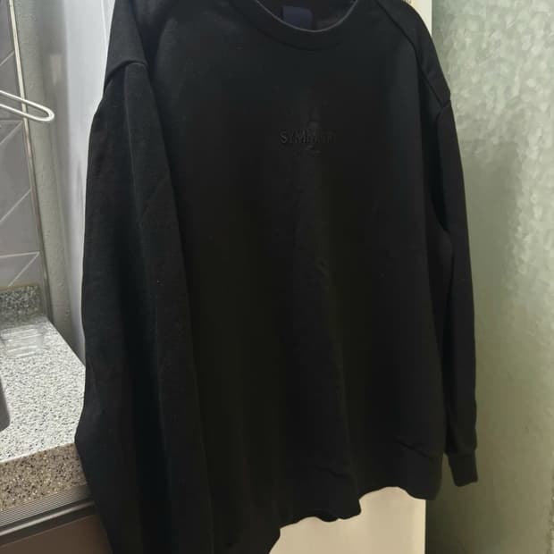 (정품) 준지 (junn.j) symmetry 자수 맨투맨