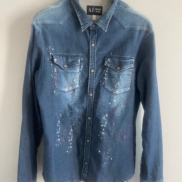 아르마니 진 페인팅 청남방