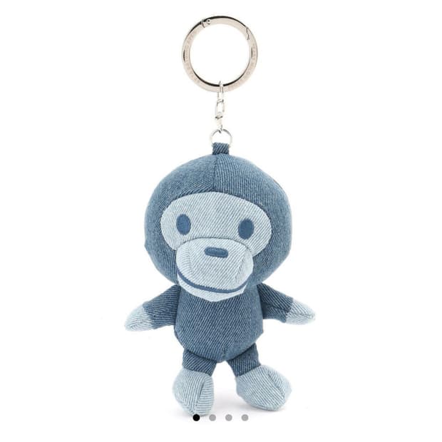 [정품] 베이프 키링 베이비 마일로 데님