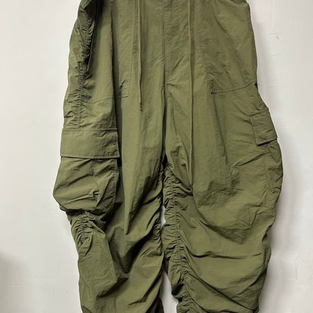 XTONZ 카키 카고 조거팬츠 L