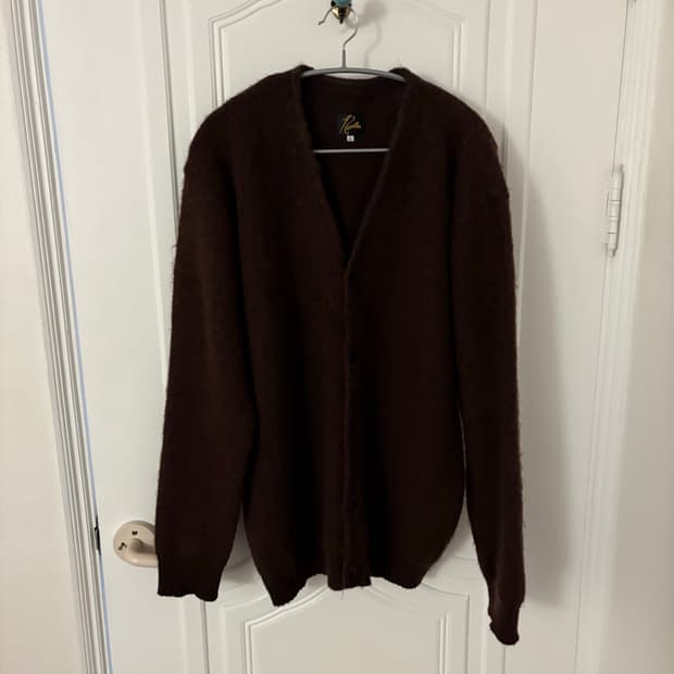 니들스 모헤어 가디건