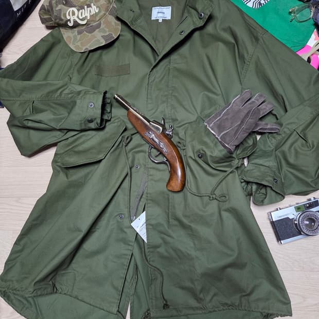 (새상품)TRAVEL m51 개파카 야상 피쉬테일 코트 밀리터리