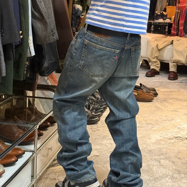 Levis 506 washed denim pants