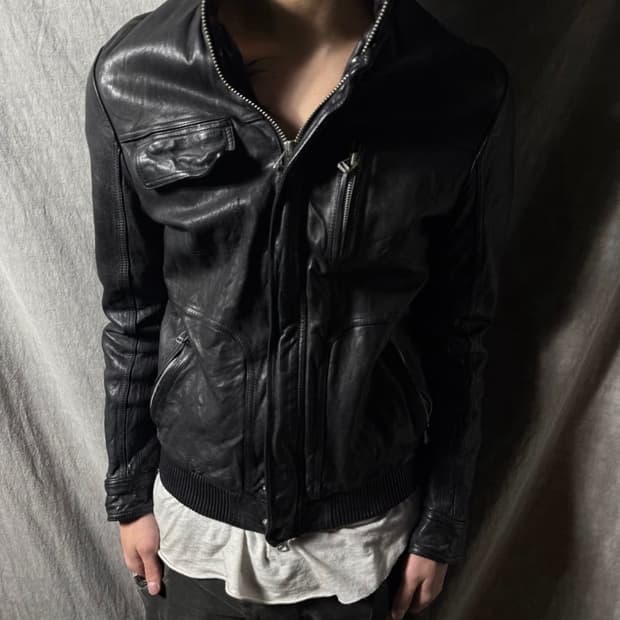 램스킨 레더자켓