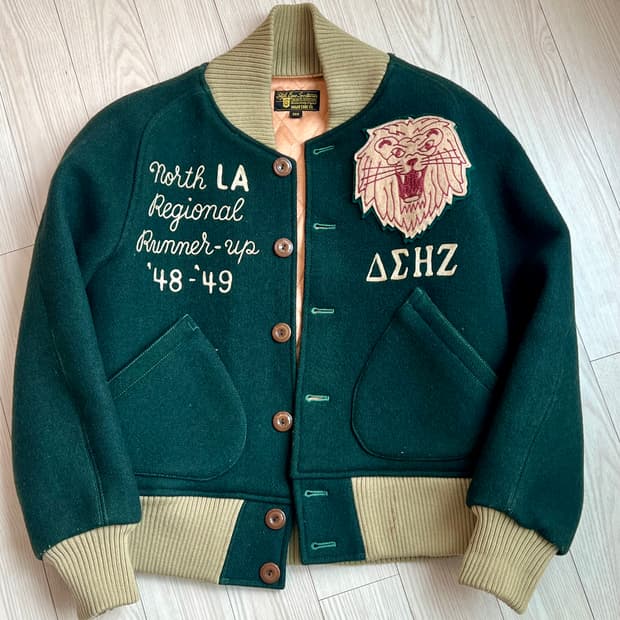 슈거케인 바시티자켓