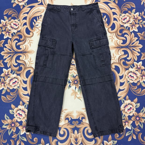 (32)엔비에이 NBA 흑청 카고데님팬츠