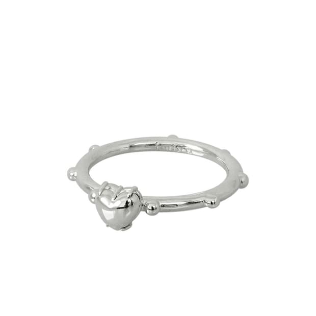 럽오브더부쉬 반지 12호 Tiny Heart Silver Ring