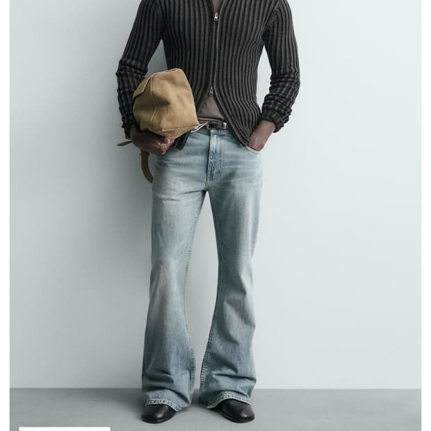 자라 스트럭쳐 리브드 자켓