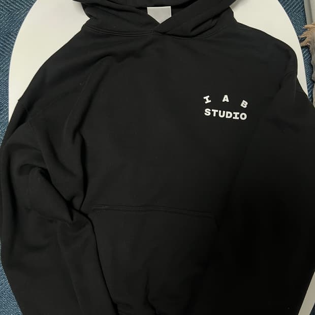 아이앱스튜디오 블랙 후드 M