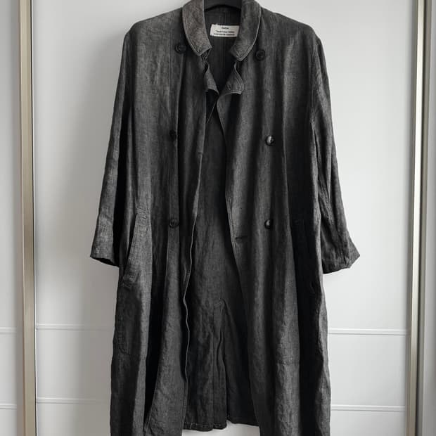 Kaval 엔틱 린넨 코트 