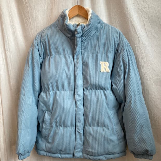 스카이블루 리버시블 패딩(F)