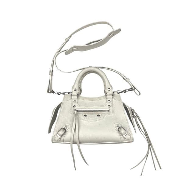 발렌시아가 네오 클래식 미니 탑핸들 화이트.시티백 모터백 르시티 르카골