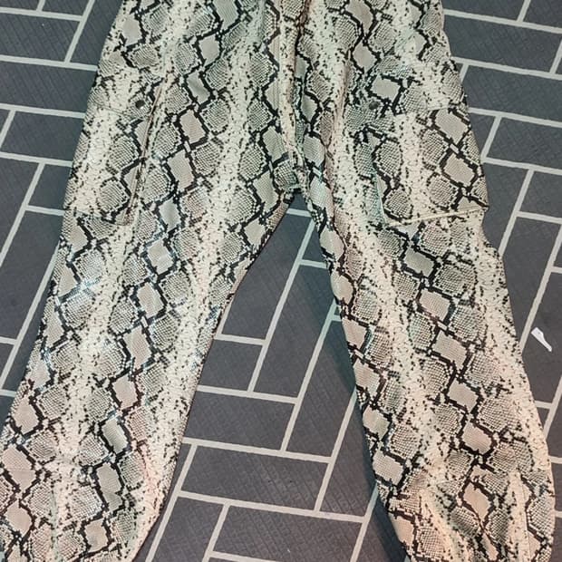 [ARCHIVE]EOTS 양가죽 램스킨 스네이크 조거팬츠 M